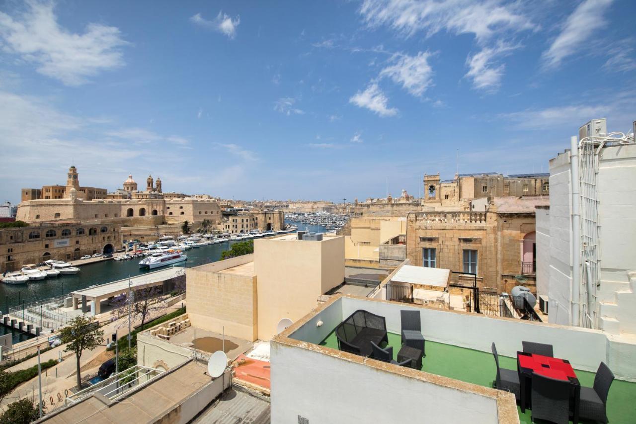 Traditional & Modern Maltese Townhouse - Rooftop Terrace And Sea Views, Close To Birgu Waterfront Cospicua Exterior photo