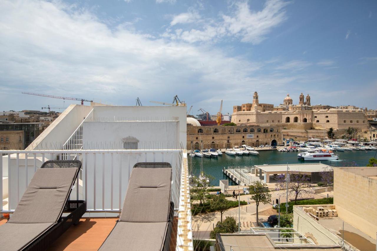 Traditional & Modern Maltese Townhouse - Rooftop Terrace And Sea Views, Close To Birgu Waterfront Cospicua Exterior photo